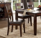 Cherry Finish 7pc Dining Set  Table   Chairs
