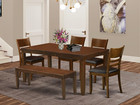 Lyfd6-esp-lc 6 Piece Dining Table Set Contains A Rectangle Dinner Table With But