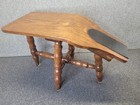 Vintage Wooden Shoe Salesman Fitting Stool Seat Wood Foot Rest Mid Century Bench