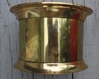 Waterbury Heavy Brass Ships Bell Clock Jewled Movement Needs Repair With Key