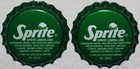 Soda Pop Bottle Caps Lot Of 12 Sprite  2 Coca Cola Plastic Lined New Old Stock