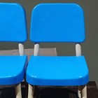 Fisher-price Kids Chairs Set Of 2 Blue Toddler Plastic Preschool Seating Nice 