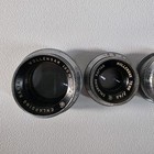As-is  Vintage Wollensak Enlarging Raptar Lens Lot 135mm 75mm 50mm F 4 5 Fungus