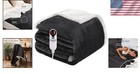 Electric Heated Blanket Full Size 72 x84   Soft Flannel With Overheat Protect   
