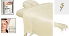 Natural Color Microfiber Massage Sheet Set - Soft  Stylish    Machine Washable