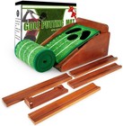 Indoor Golf Putting Green Mat With Auto Ball Return     Premium Practice Mat For H