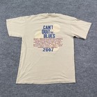 Vintage 2007 Buddy-guy Can t Quit The Blues Concert Shirt Medium 20x26 Beige