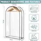 Clear Garment Bags For Hanging Clothes 10    Gusseted  Suit Bags For Closet