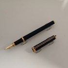 S t  Dupont Classique Blue With Gold Trim Fountain Pen-france