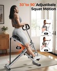 Sportsroyals Squat Machine For Homerodeo Core Exercise Machine330lbs Foldable   