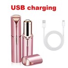      Flawless Painless Facial Hair Remover   Women s Portable Usb Lipstick Epilato