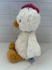 Jellycat Medium Bashful Chicken 12  Plush White Red Retired Stuffed Animal
