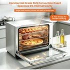Hakka Commercial Countertop Convection Oven 21l 1440w 1 4 Size 120v
