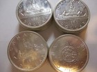     mix  Lot  Of 20 1964-1966  Canada 80  Silver  Dollars   Au-bu