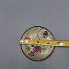 Lovely Antique Floral Beveled Hand Mirror No Handle Vtg As Is