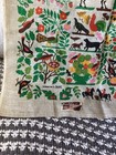 Vintage Folk Art Wall Hanging Tea Towel Unused Kaydee