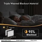 Premium Blackout Curtains   Thermal Insulated   Noise Reducing Window Drapes