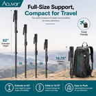 62-inch Camera Monopod - Ultra Portable  Heavy Duty Design For Nikon Canon Sony