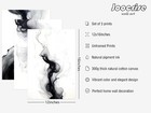 Black White Abstract Wall Art Decor Gray Modern Wall Art Minimalist Canvas Pa   