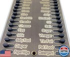 Metal Grocery List Reusable Shopping List Memory Reminder Board  magnetic 