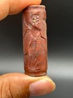 Medieval Intaglio Seal Cylinder Jasper Stone Stamp Bead