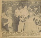 Vintage 1956 Brooklyn Dodgers Won Nl Pennant Over Pirates Newspaper