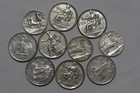               Italy 1 Lira Coin Collection With Silver B84  2 Ss2