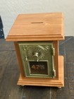 Vintage Post Office Box Door Coin Bank-1896 Dial   Pointer-cherry