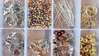 Plastic Beading Container And Findings