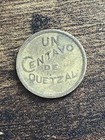 1947 Guatemala Un Centavo De Quetzal Actual Coin Tb1951 
