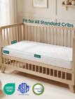 Dual-sided Crib Mattress Memory Foam Waterproof Toddler Mattress   Removable Mac