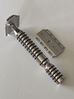 Razorock Lupo  58 Stainless Steel Double Edge Safety Razor W both Sb   Oc Plates