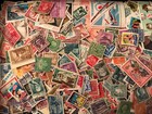   vintage Treasures    12  World Stamps Off-paper Different Size Issues