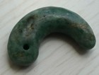Japanese Ancient 2 7th Cent Jade Magatama Pendant Fetus Natural Japan Antique