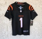 Youth Cincinnati Bengals Jamar Chase  1 Stitched Jersey Size Small  8  Nwt