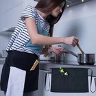 Lruuidde Server Aprons With 3 Pockets  Black Server Waist Aprons  Waitress Ha   
