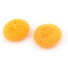 Kitchen Plastic Round Shape Pot Pan Bowl Washing Cleaning Mesh Scrubber 10pack