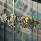 Timeless Transparency     3d Disassembled Mechanical Watch Artwork  Golden Cash