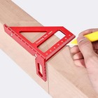 Mini 3d Multi-angle Measuring Ruler  Precision 45 90 Degree Carpenter Metric