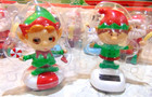 12 Solar Christmas Dancing Bobble Figures New Original Packages