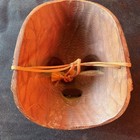 Japanese Signed Otafuku Old Hand-carved Wooden Mask Rare Japan 