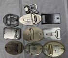 Vintage Lot Of 10 Belt Buckles Western Native American Rodeo Cowboy Horse Chev