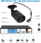 5mp Lite 8ch Dvr 1080p Security Camera System Outdoor H 265  Home Cctv 1tb Hdd