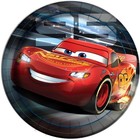 Disney Cars Round Dinner Paper Plates 9 Inch 8 Count     Disposable Party   