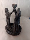 Nemesis Now Mother Maiden Crone Backflow Incense Burner Blue Gray Resin 