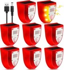 Solar Outdoor Motion Sensor Alarm 129db Barking Gunshot Sound Motion Sensor