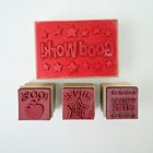 Vintage Teacher Wooden Rubber Stamps Good Work Classroom Lot Of 4 Homeschool
