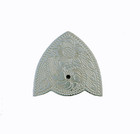 Tandy Leather Engraved Nickel Finishing Belt Tip 1-1 2  1948-00