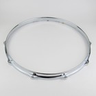 1 Pc Die Cast 14  Snare Drum Hoop 10 Lug   Hole Chrome Finish Top Batter Side