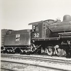 Western Pacific Railroad Engine Locomotive No  32 Antique Photo 